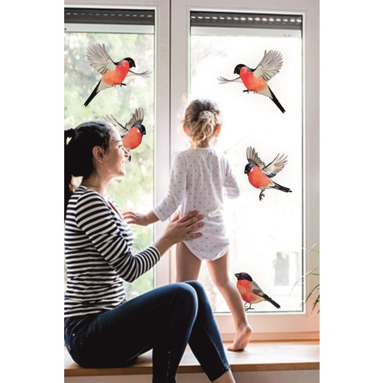Msticker Yılbaşı Kış Kuşları Cam Duvar Sticker Seti Fiyatı Msticker Yılbaşı Kış Kuşları Cam Duvar Sticker Seti Fiyatı