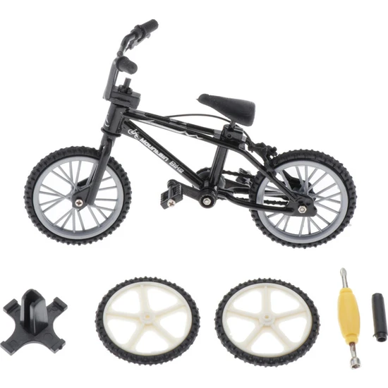 B Baosity Mini Danışma Gadget Bmx Bisiklet Modeli Parmak Kurulu Bisiklet Oyuncak Set X1 Siyah (Yurt Dışından)