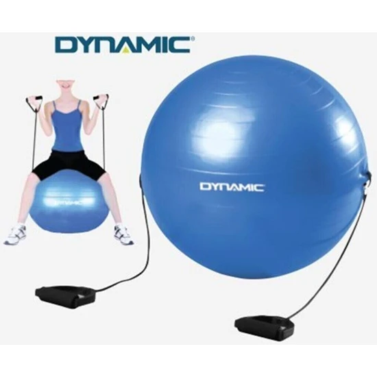 Dynamic Direnç Kayışlı Pilates Topu