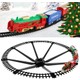Baosity Noel Elektrikli Müzikal Ses Işık Tren ve Parça Seti Oyuncaklar (Yurt Dışından)
