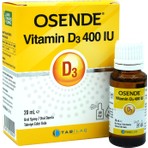 Osende Vitamin D3 400 Iu Damla Sprey 20 ml