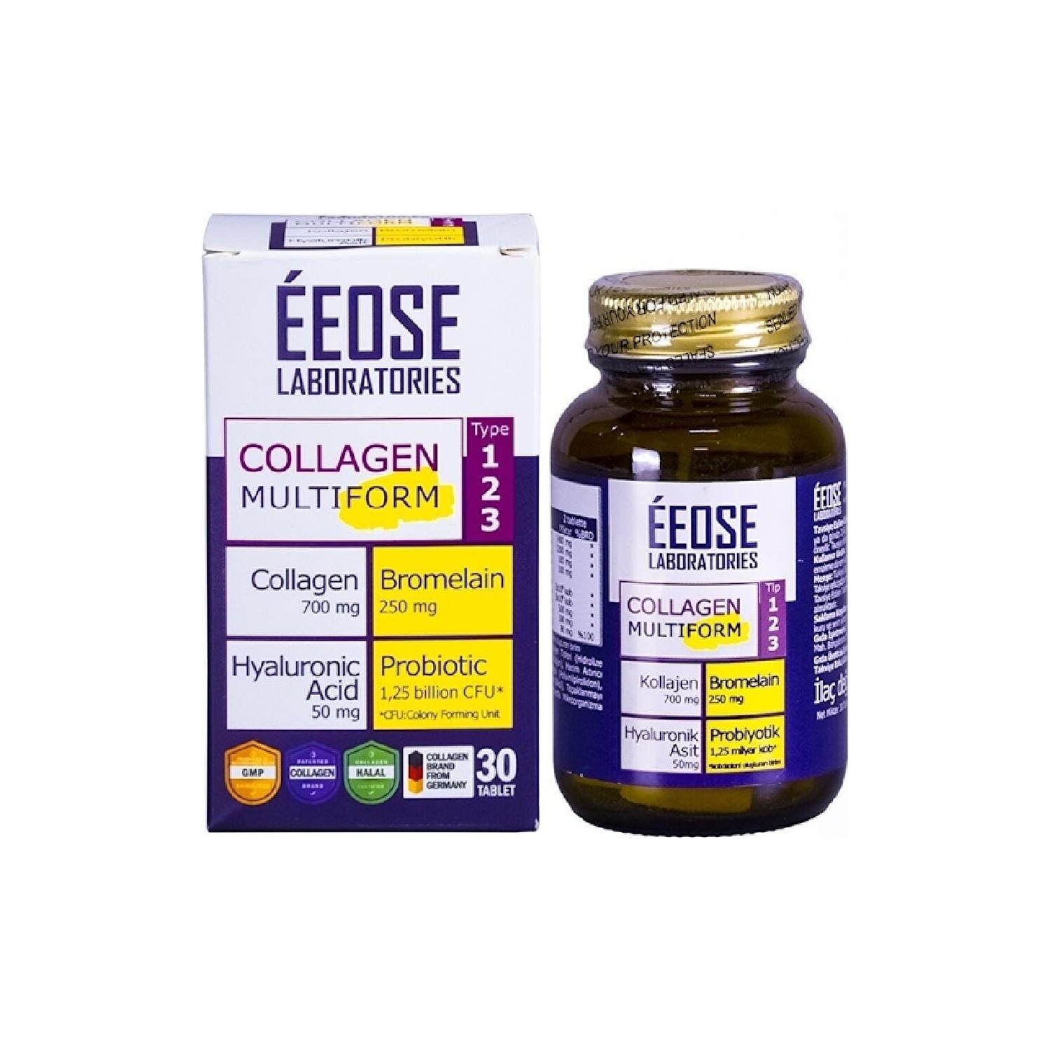 Eeose Collagen Multıform Bromelain 30 Tablet Fiyatı