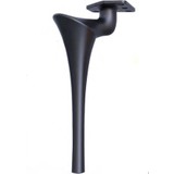 Karakoç Modern, Metal 21 cm Siyah, Koltuk,puf,mobilya Ayağı