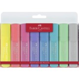 Faber-Castell 1546 Pastel Renk Fosforlu Kalem 8'li