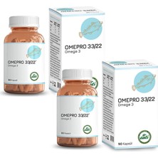 Anti  Omepro® 3322 Omega 3 Balık YağıTrigliserit 90 kapsül (2 Adet)