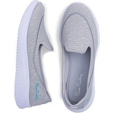 Pierre Cardin Kadın Gri Babet Günlük Bağsız Spor Ayakkabı 30168 V2