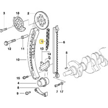 Febi Bmw Uyumlu  E34 E36 E46 ve Z3 M43 Motor   Eksantrik Zinciri 1734392