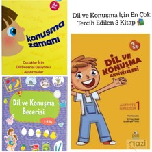 Dil Gelişimi 3'lü Kitap Seti - Dil ve Konuşma Aktiviteleri, Konuşma Zamanı, Dil ve Konuşma Becerisi