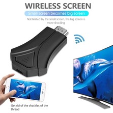 Good Shop Mirascreen K12 Tv Çubuğu Wifi Ekran Alıcısı HDMI Uyumlu Stream Cast Mirror Ekran Airplay Miracast Anycast Airmirror (Yurt Dışından)