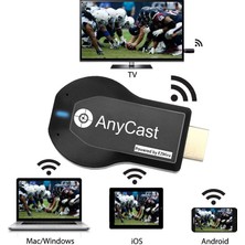 Good Shop Anycast M2 Plus Tv Stick Wifi Ekran Alıcısı Dongle Dlna Miracast Airplay Airmirror 1080P Mirascreen Yansıtma Ekranı (Yurt Dışından)