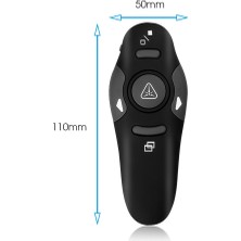 Good Shop 2.4ghz Kablosuz USB Powerpoint Sunum Sayfası Ppt Flip Pen Pointer Clicker Presenter Ofis Için Kırmızı Işık Rf Uzaktan Kumanda (Yurt Dışından)