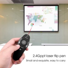 Good Shop 2.4ghz Kablosuz USB Powerpoint Sunum Sayfası Ppt Flip Pen Pointer Clicker Presenter Ofis Için Kırmızı Işık Rf Uzaktan Kumanda (Yurt Dışından)