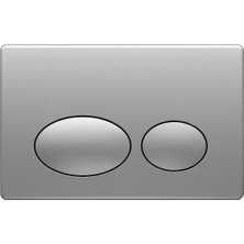 Bocchi Como Elips Gömme Rezervuar Kumanda Paneli Mat Krom 8200-0050