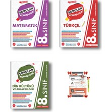 Pruva Akademi 8. Sınıf Matematik - Türkçe- Dinkültürü Soru Bankası Set