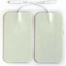 Maxi Kablolu / Soketli Elektrot 5*9 cm 
ems Tens Cihazı Pin Girişli Elektrod , 1 Paket = 4 Adet