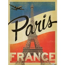 Webcenter Vintage Retro France Paris Mdf Poster
