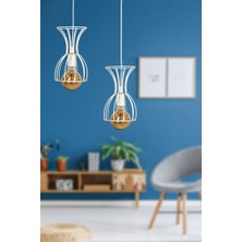 Begüsa Tarz 2.li Avize Beyaz