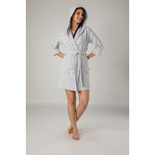 Nuşa Mint Kelebek Jakar Bambo Bayan Sabahlık