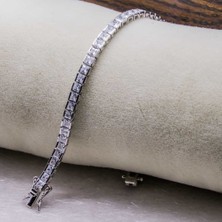 Takıhan 925 Ayar Gümüş Su Yolu Bileklik Model 5