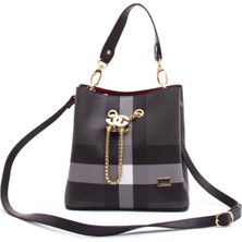 Silver Polo Silver  Polo Kadın Çapraz Çanta Siyah - Siyah NV967