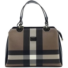 Silver Polo Silver  Polo Kadın El Çantası Kahve - Siyah NV972