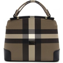 Silver Polo Silver  Polo Kadın El Çantası Kahve - Siyah NV706