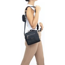 Silver Polo Silver  Polo Kadın Çapraz Çanta Siyah - Siyah NV1038