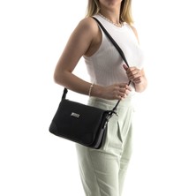 Silver Polo Silver  Polo Kadın Çapraz Çanta Siyah - Siyah NV784