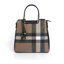 Silver Polo Silver  Polo Kadın El Çantası Kahve - Siyah NV969