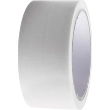 Badem10 Bondit Tamir Bandı 48 mm x 10 Mt Çok Amaçlı Duct Tape Takviye Bant (Beyaz)