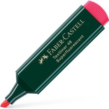 Faber-Castell Kırmızı Fosforlu Kalem 154821 Fosforlu Kalemler