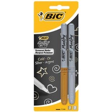 Bic Marking Gold Silver 2li Permanent Kalem 900340 Kurşun Kalemler