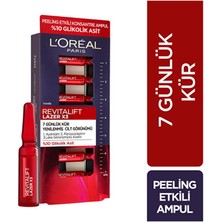 L'Oréal Paris Loreal Paris   L'oréal Paris Revitalift Lazer X3 7 Günlük Kür Peeling Etkili Ampul  Yüz Temizleyici
