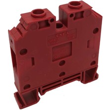 Onka 1027 Kırmızı Mrk 4mm² Vida Bağlantılı Ray Klemens (10 Adet)