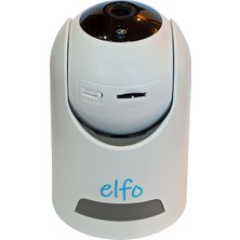 Elfo Full HD Yapay Zeka Destekli 355º Dönebilen Gece Görüşlü Wifi Bebek Kamerası ve Güvenlik Kamerası
