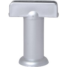 Hobbi Plastik U Geçme Ayarlı Ayak Renk: Saten Gri - 8 cm - 4 Adet - Mutfak Dolabı - Sunta