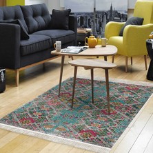 Alanur Home Eko Trend Djt Halı Yıkanabilir Kaymaz Taban F5009 Iskandinav Renkli