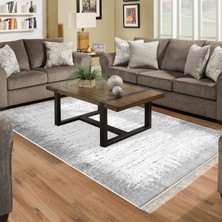 Alanur Home Eko Trend Djt Halı Yıkanabilir Kaymaz Taban 1342 Modern Gri