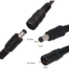 Keepro Dc Dişi Erkek Adaptör Uzatma Kablosu 5.5mm * 2.1mm Kablo 5m