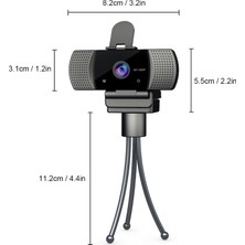 Beauty Life Full Hd 1080 P Geniş Açı USB Webcam Usb2.0 Drive-Free  (Yurt Dışından)