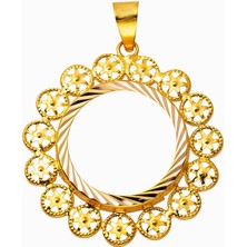 Bilezikci Dönence Yarım Altınlık Kolye Ucu