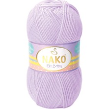 Nako Elit Baby Anti-Pilling El Örgü Ipi Ipliği Yünü Renk KODU:5090-MINE Çiçeği