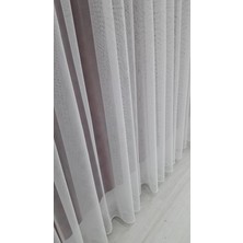 Tül Shop Düz Tül Grek Sade Kurşunlu Profesyonel Dikim 1 x 3 Sık Pileli