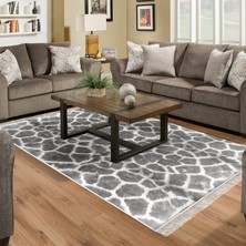 Alanur Home Eko Trend Djt Halı Yıkanabilir Kaymaz Taban 1910 Modern Gri