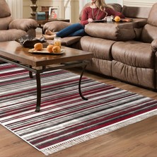 Alanur Home Eko Trend Djt Halı Yıkanabilir Kaymaz Taban 1677 Degrade Kırmızı