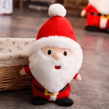 Lovoski 10-20 Inç Pp Yumuşak Noel Baba Peluş Bebek Çocuk Çocuk Noel Ev Dekoratif 23 cm