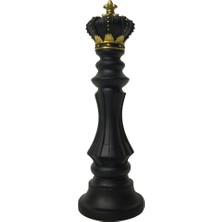 Lovoski Uluslararası Satranç Heykel Süs Heykelcik Ofis Yapıt Zanaat Kral