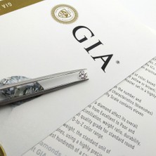 İryum 0.35 Karat D Vs2 Gıa Sertifikalı Tektaş Yüzük WPY3103SD