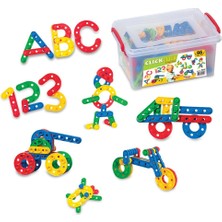 Dede Oyuncak Click Clack Puzzle Küçük Box (96 Parça)