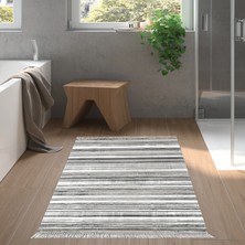 Alanur Home Eko Trend Djt Banyo Paspası Yıkanabilir Kaymaz Taban 1677 Degrade Kahve